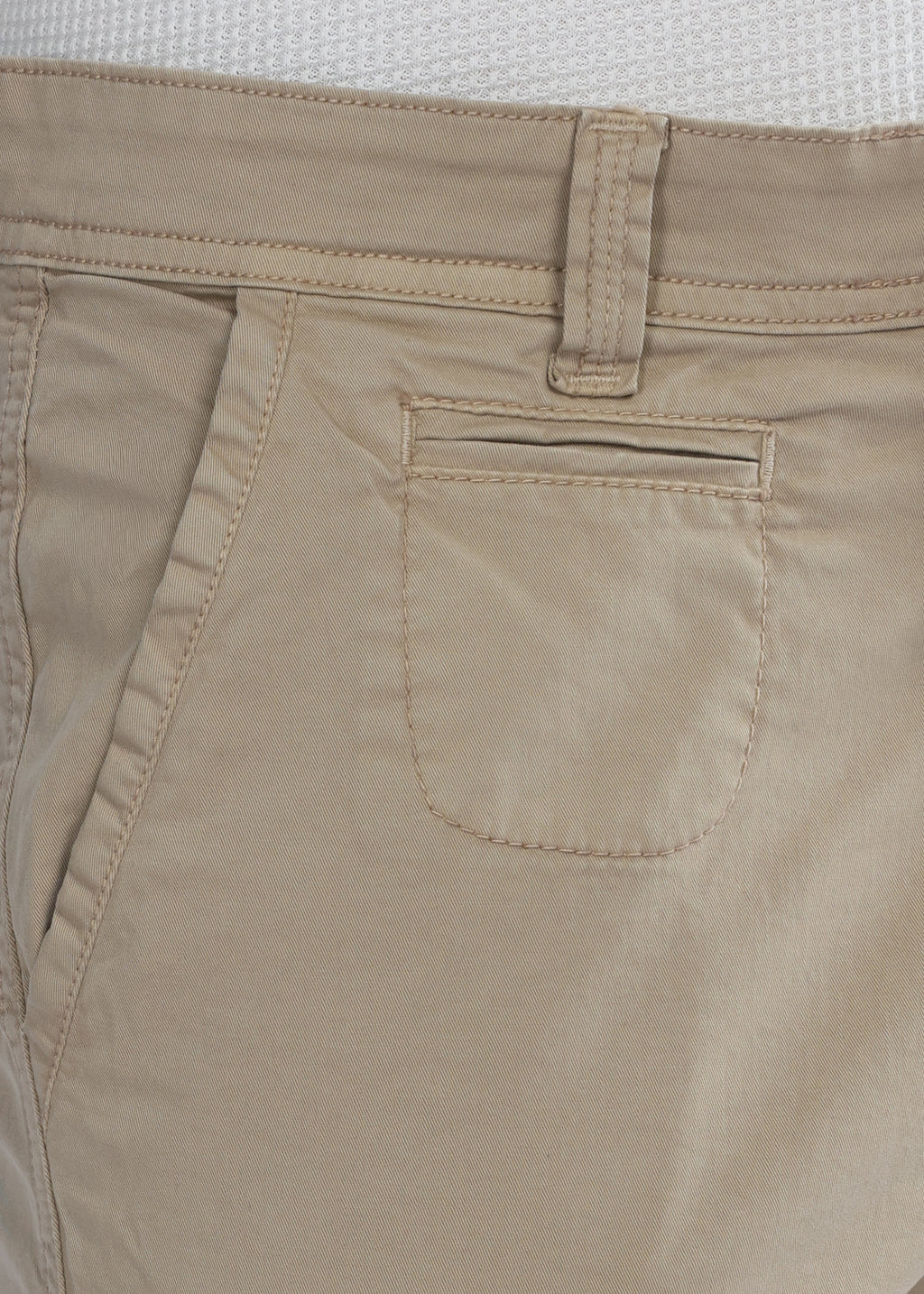Men's Slim Fit Stretch Beige Cargo