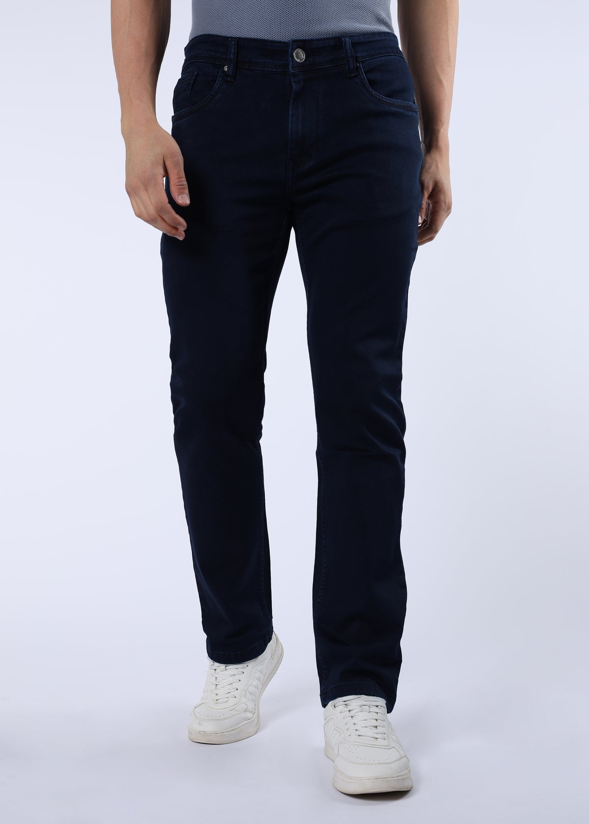 Men's Everyday Comfort Fit Stretch Dark Indigo Jeans