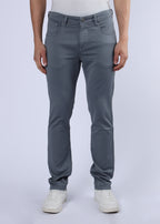 Men's Classic Slim Fit Stretch Grey Jeans