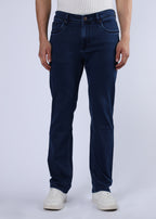 Men's Everyday Comfort Fit Stretch Dark Blue Jeans
