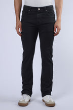Men's Premium Comfort Fit Stretch Black Jeans