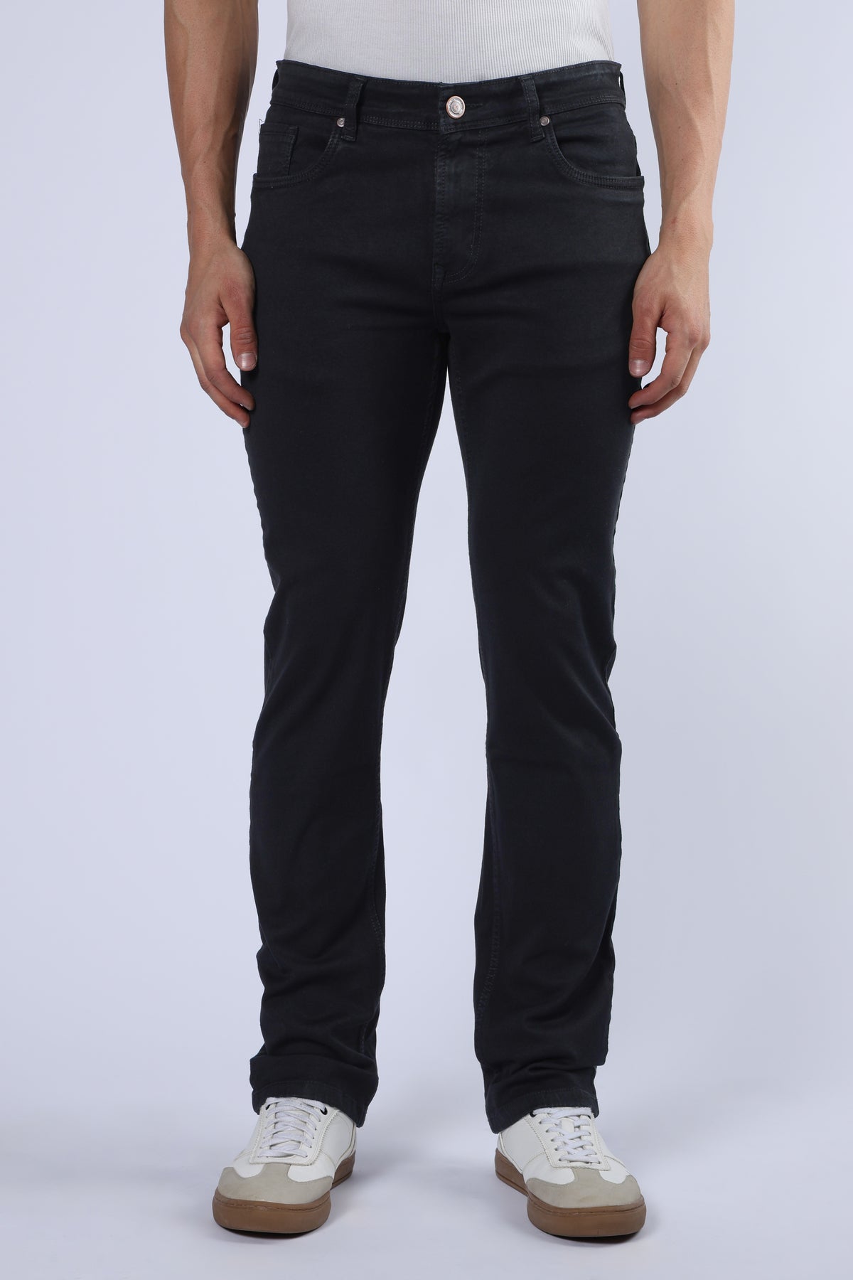 Men's Premium Comfort Fit Stretch Black Jeans