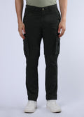 Men's Slim Fit Stretch Green Cargo
