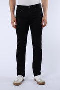 Men's Classic Slim Fit Stretch Black Jeans