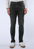 Men's Classic Slim Fit Stretch Charcoal Grey Jeans