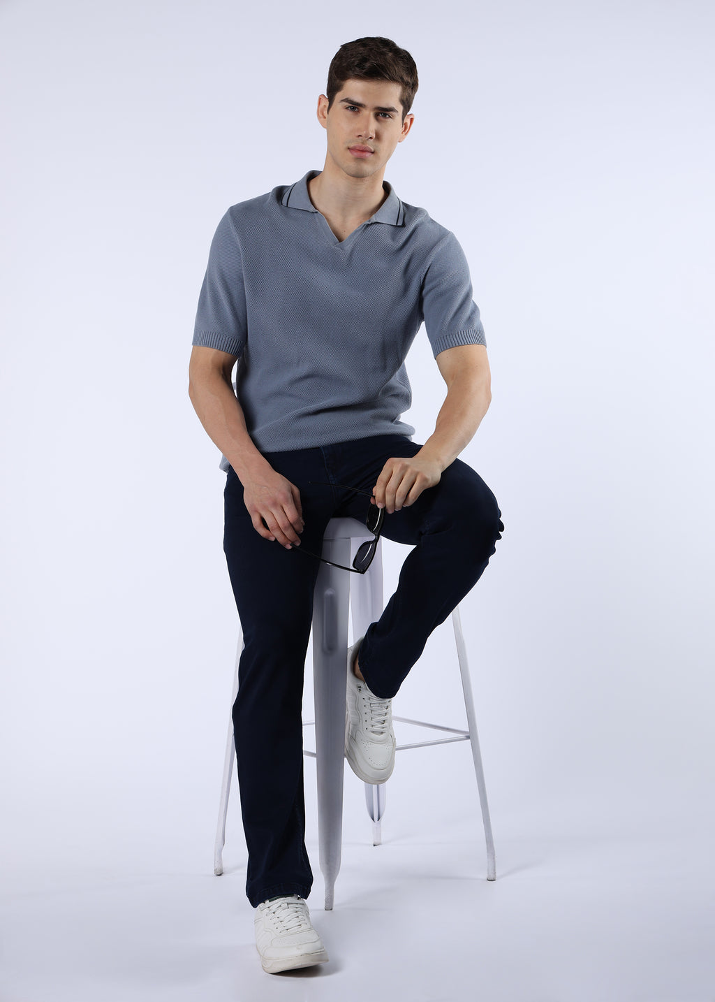 Men's Everyday Comfort Fit Stretch Dark Indigo Jeans