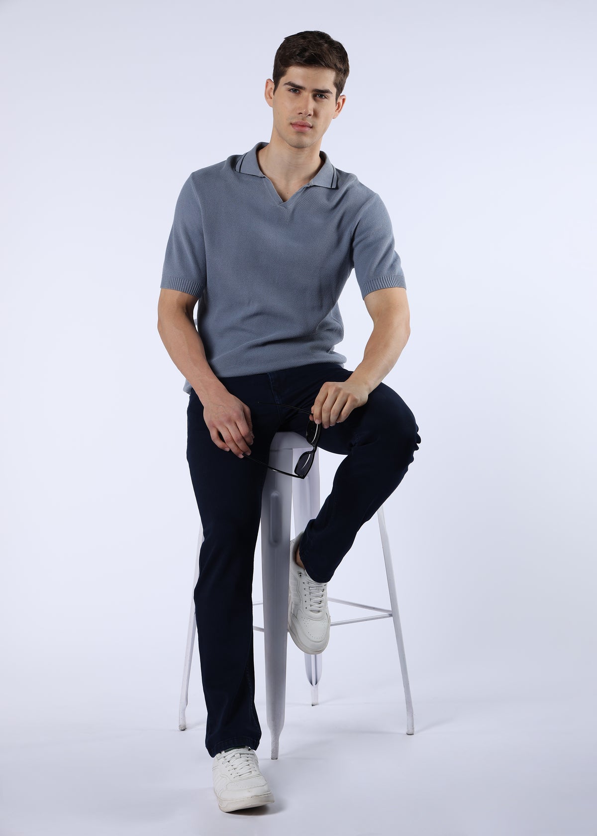Men's Everyday Comfort Fit Stretch Dark Indigo Jeans