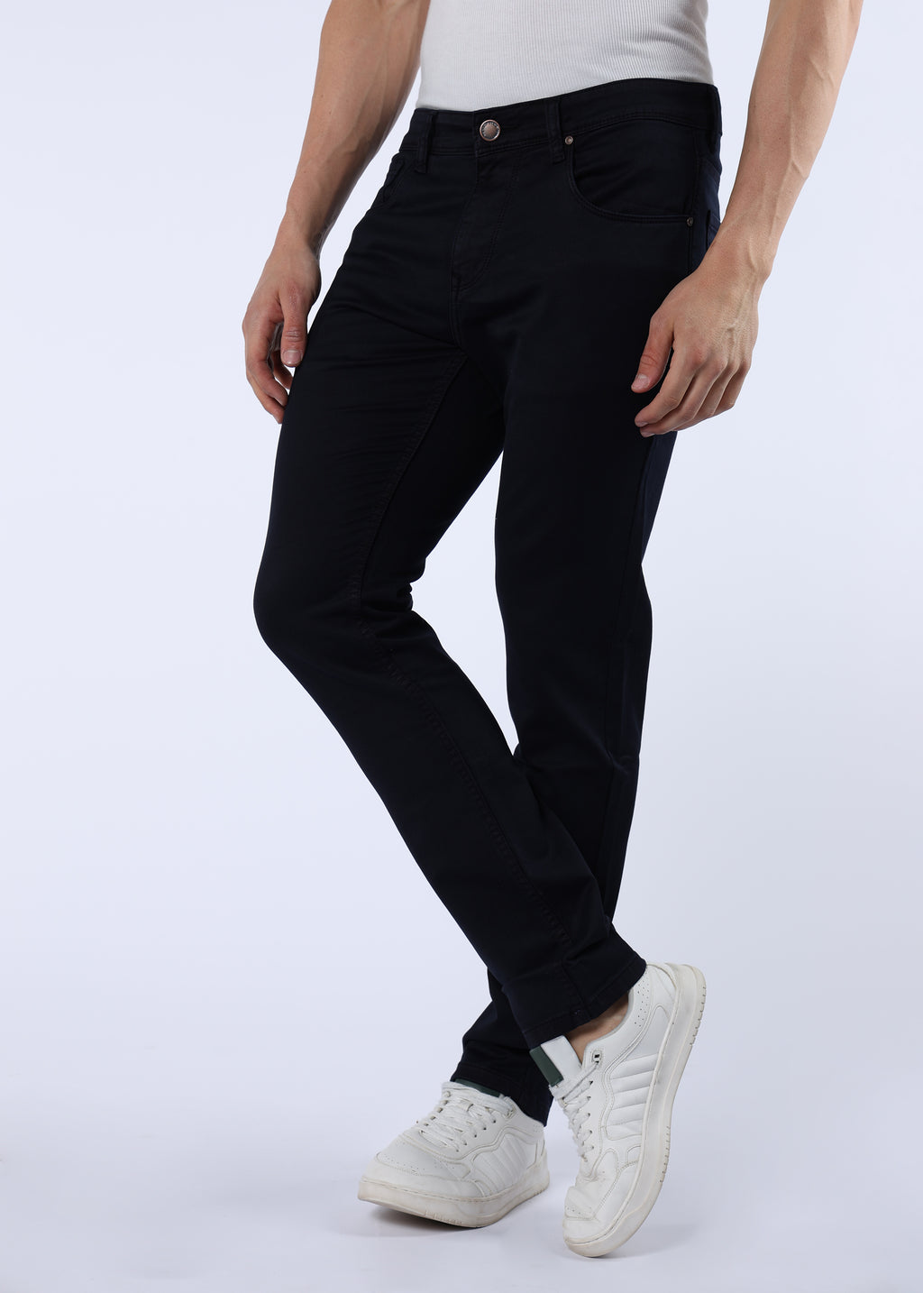 Men's Premium Comfort Fit Stretch Dark Indigo Jeans