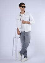 Men's Classic Slim Fit Stretch Med Grey Jeans