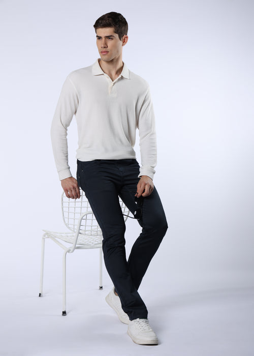Men's Classic Slim Fit Stretch Dark Grey Jeans