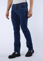 Men's Premium Comfort Fit Stretch Indigo Jeans