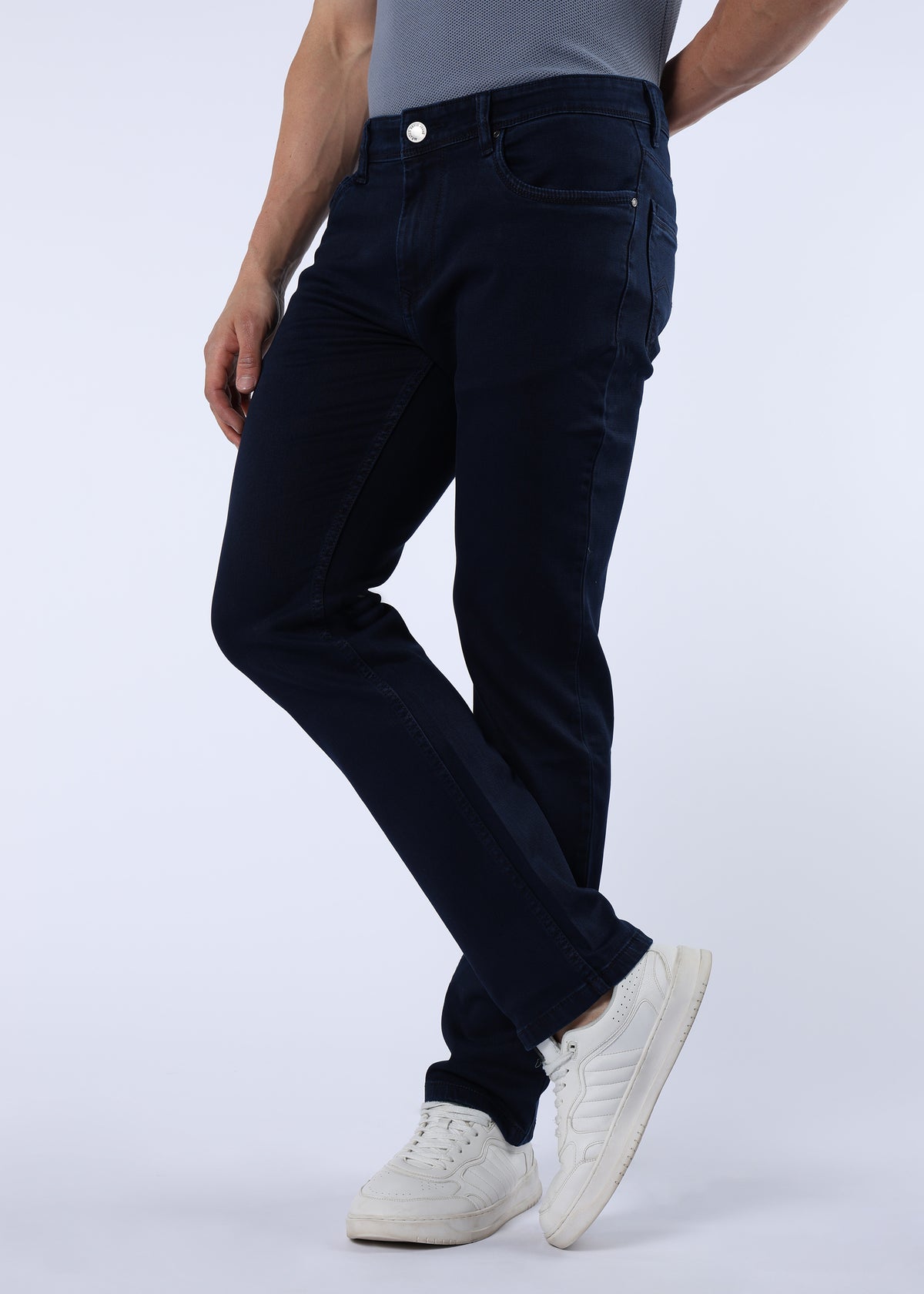 Men's Everyday Comfort Fit Stretch Dark Indigo Jeans