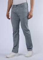 Men's Premium Comfort Fit Stretch Med Grey Jeans