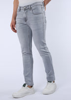 Men's Classic Slim Fit Stretch Light Grey Jeans