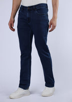 Men's Everyday Comfort Fit Stretch Dark Blue Jeans