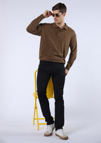 Men's Classic Slim Fit Stretch Black Jeans