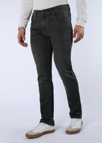 Men's Classic Slim Fit Stretch Charcoal Grey Jeans
