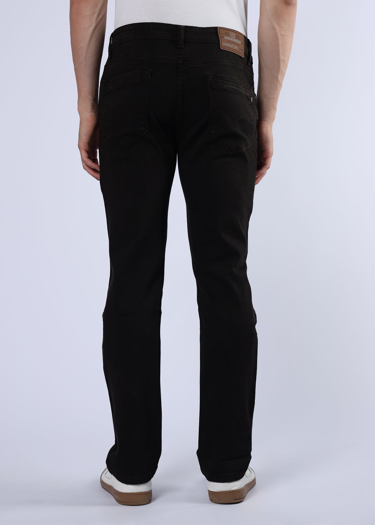 Men's Everyday Comfort Fit Stretch Dark Brown Jeans