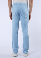 Men's Classic Slim Fit Stretch Light Blue Jeans
