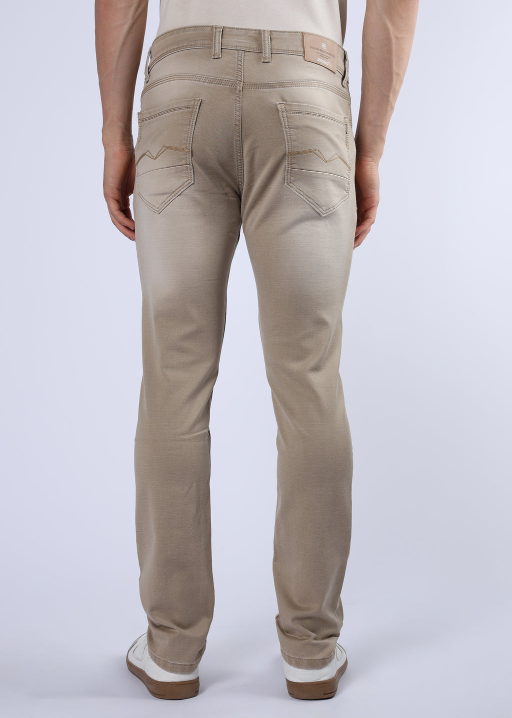 Men's Classic Slim Fit Stretch Khaki Jeans