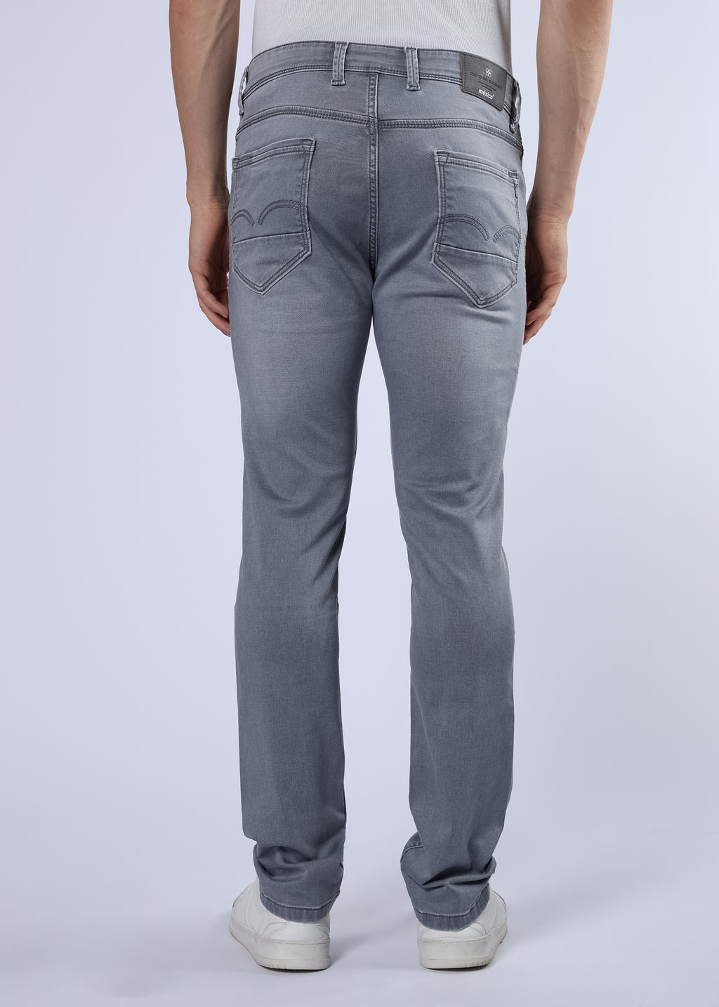 Men's Classic Slim Fit Stretch Med Grey Jeans