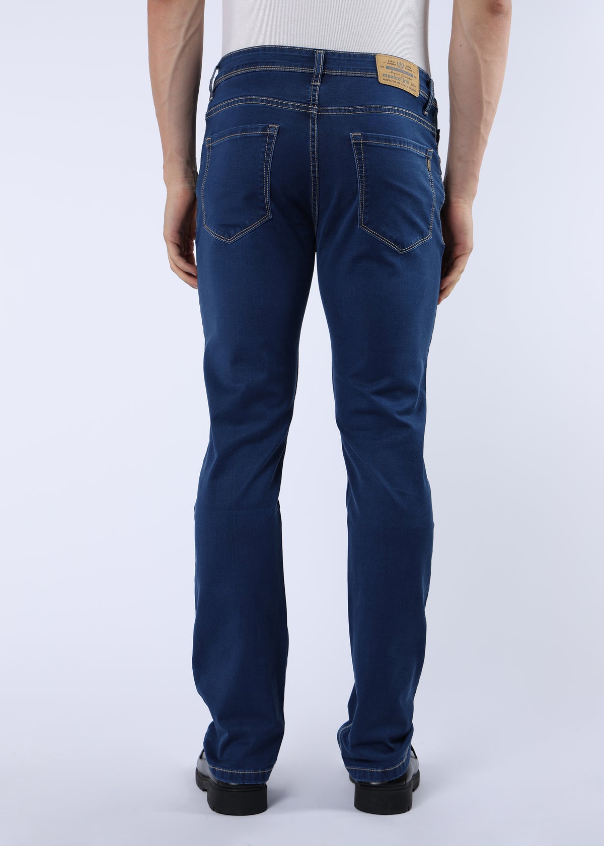 Men's Premium Comfort Fit Stretch Indigo Jeans
