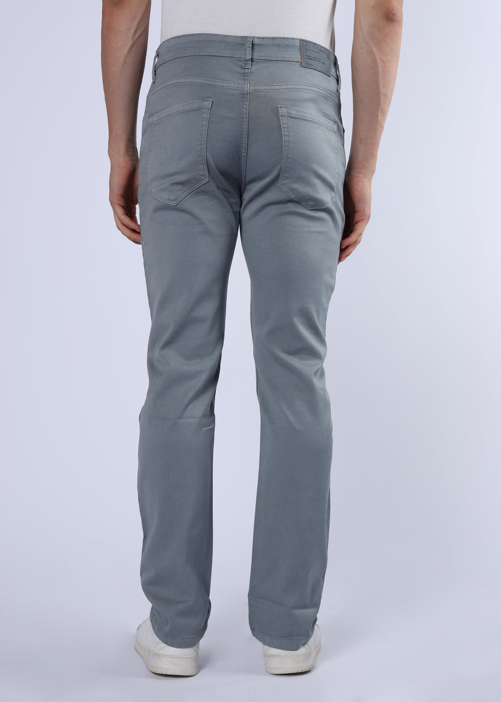 Men's Premium Comfort Fit Stretch Med Grey Jeans