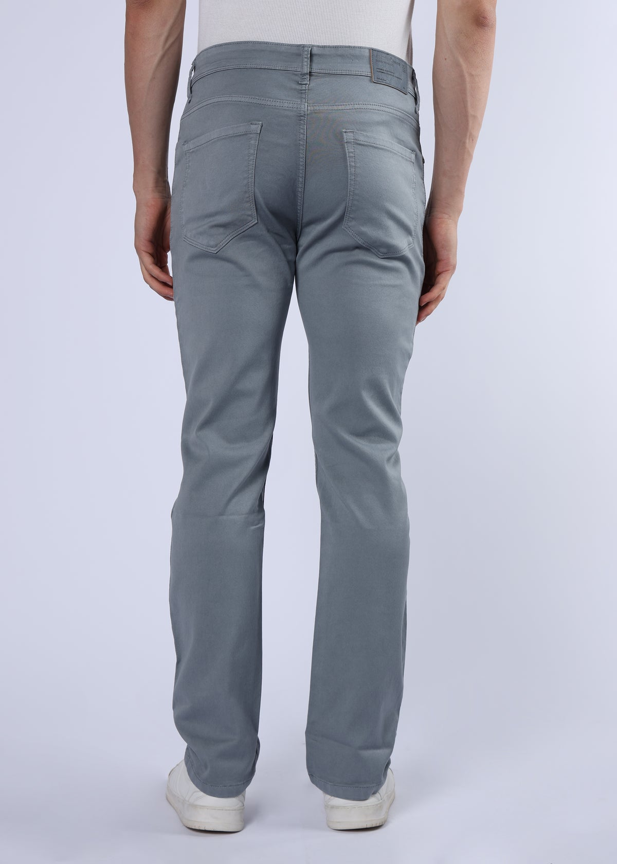 Men's Premium Comfort Fit Stretch Med Grey Jeans