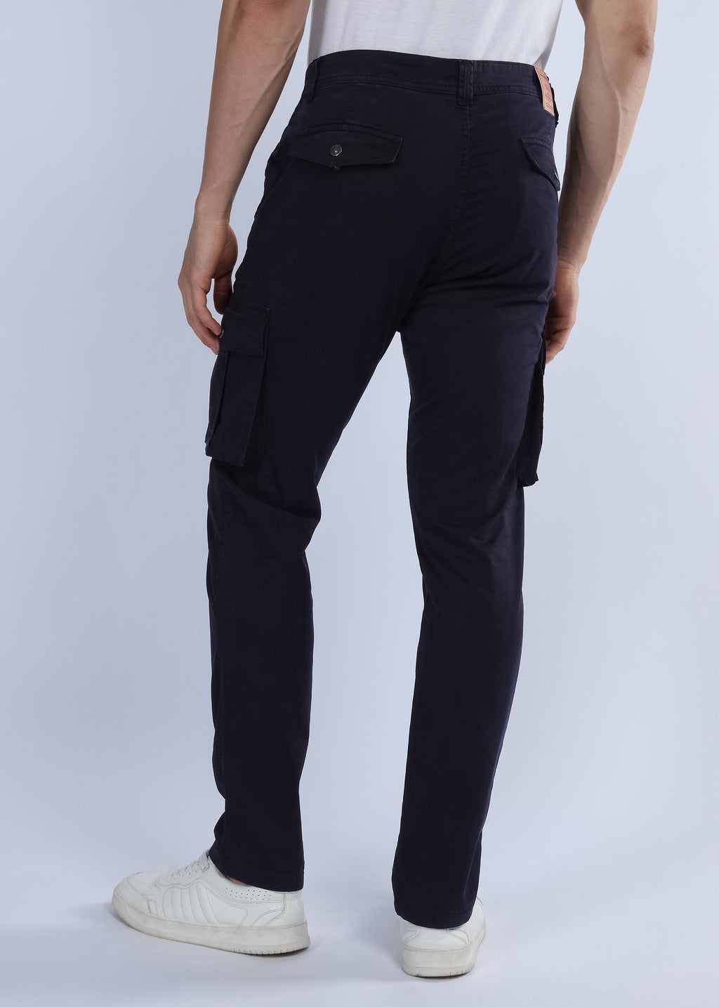 Men's Slim Fit Stretch Dark Blue Cargo