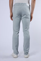 Men's Classic Slim Fit Stretch Light Grey Jeans