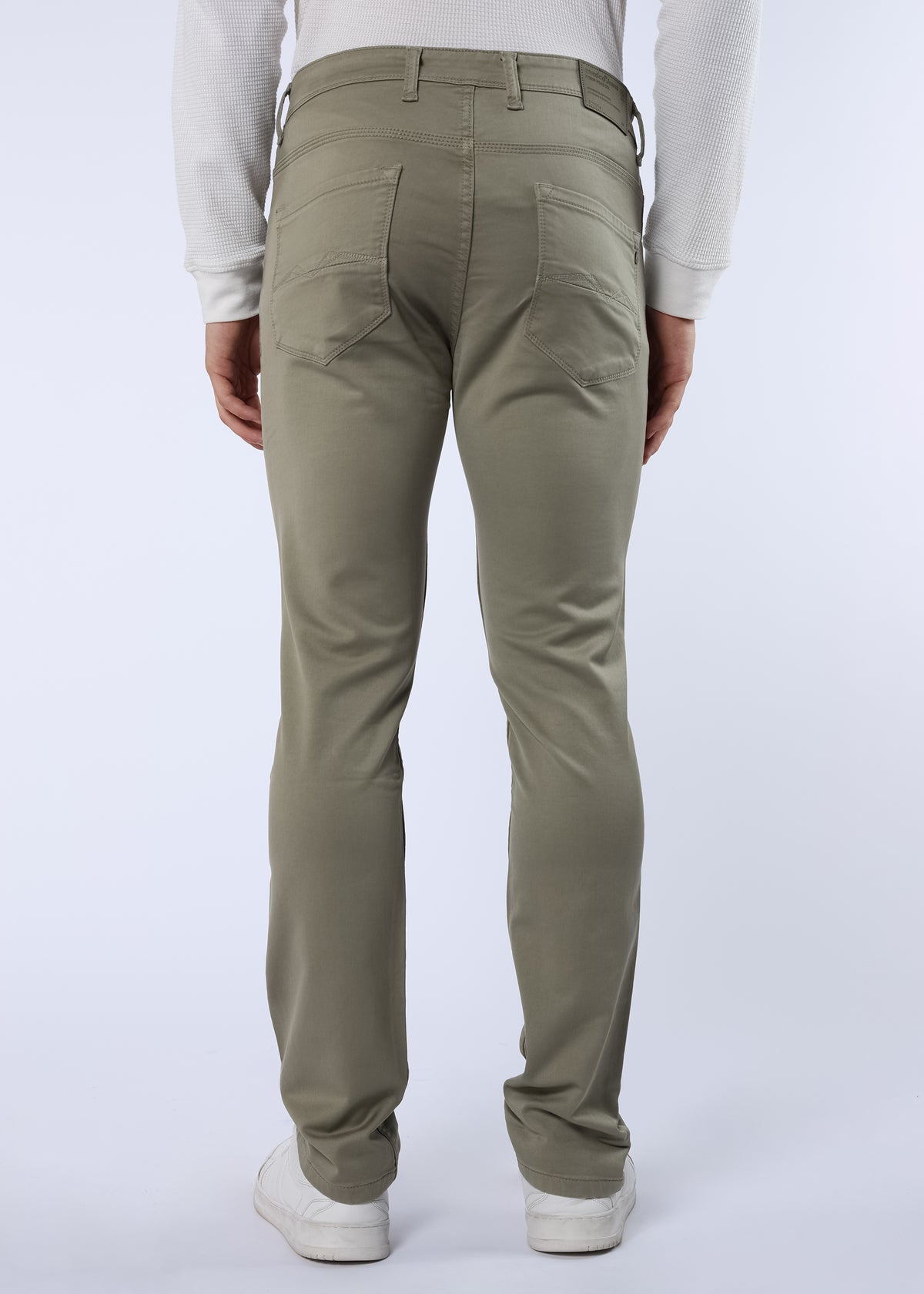 Men's Classic Slim Fit Stretch Khaki Jeans