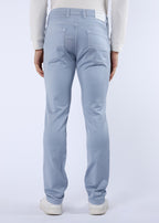 Men's Classic Slim Fit Stretch Ice Blue Jeans