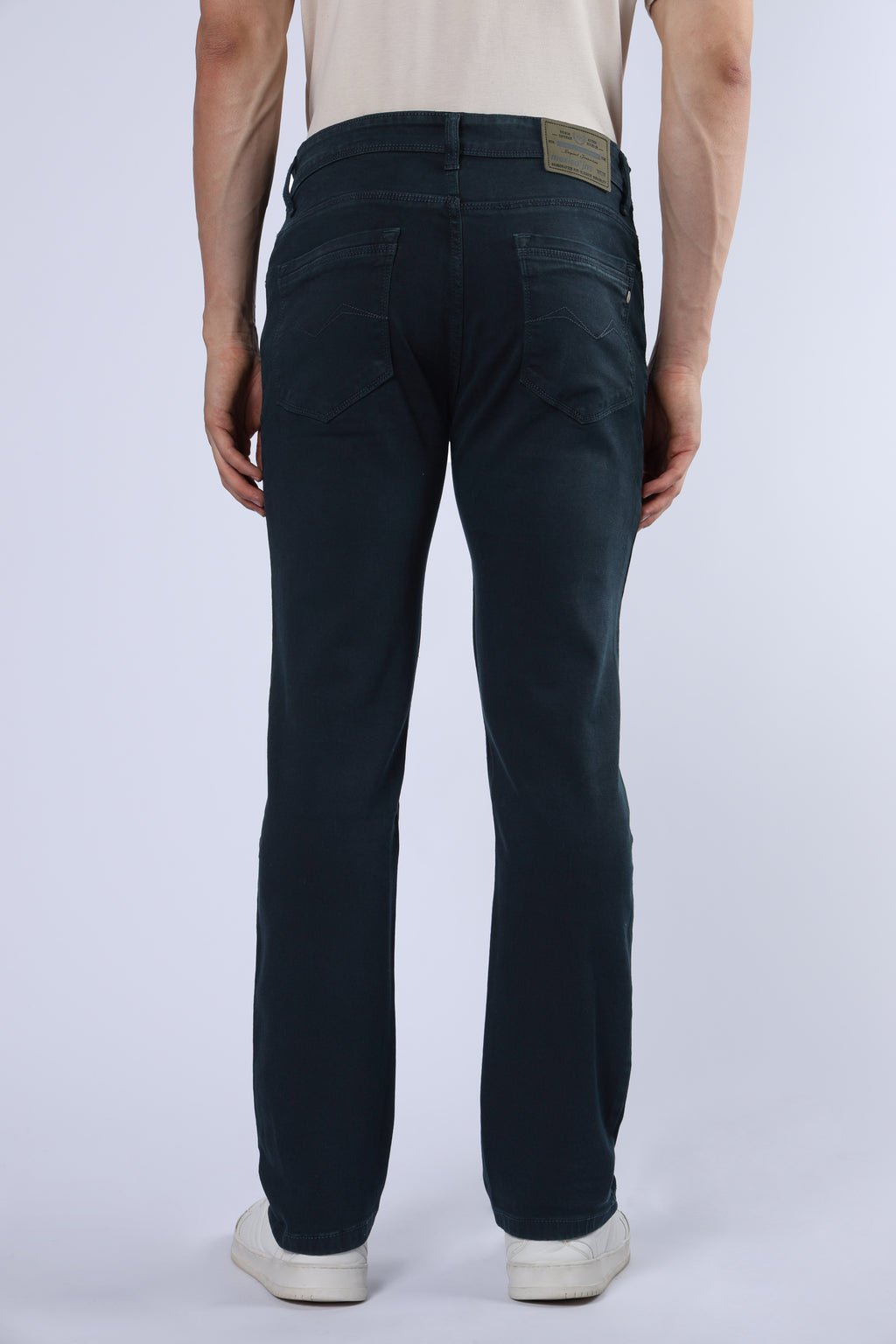 Men's Everyday Comfort Fit Stretch Dark Teal Jeans