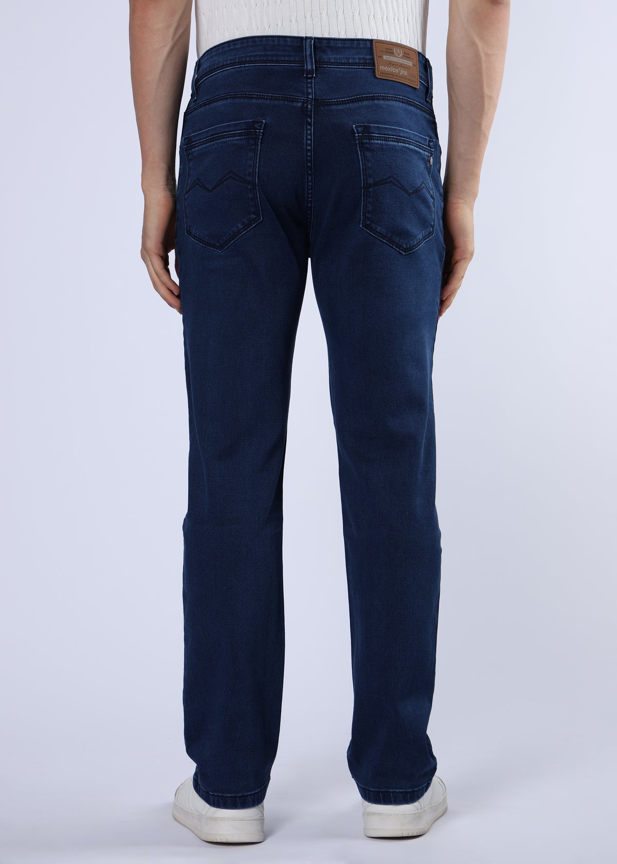 Men's Everyday Comfort Fit Stretch Dark Blue Jeans