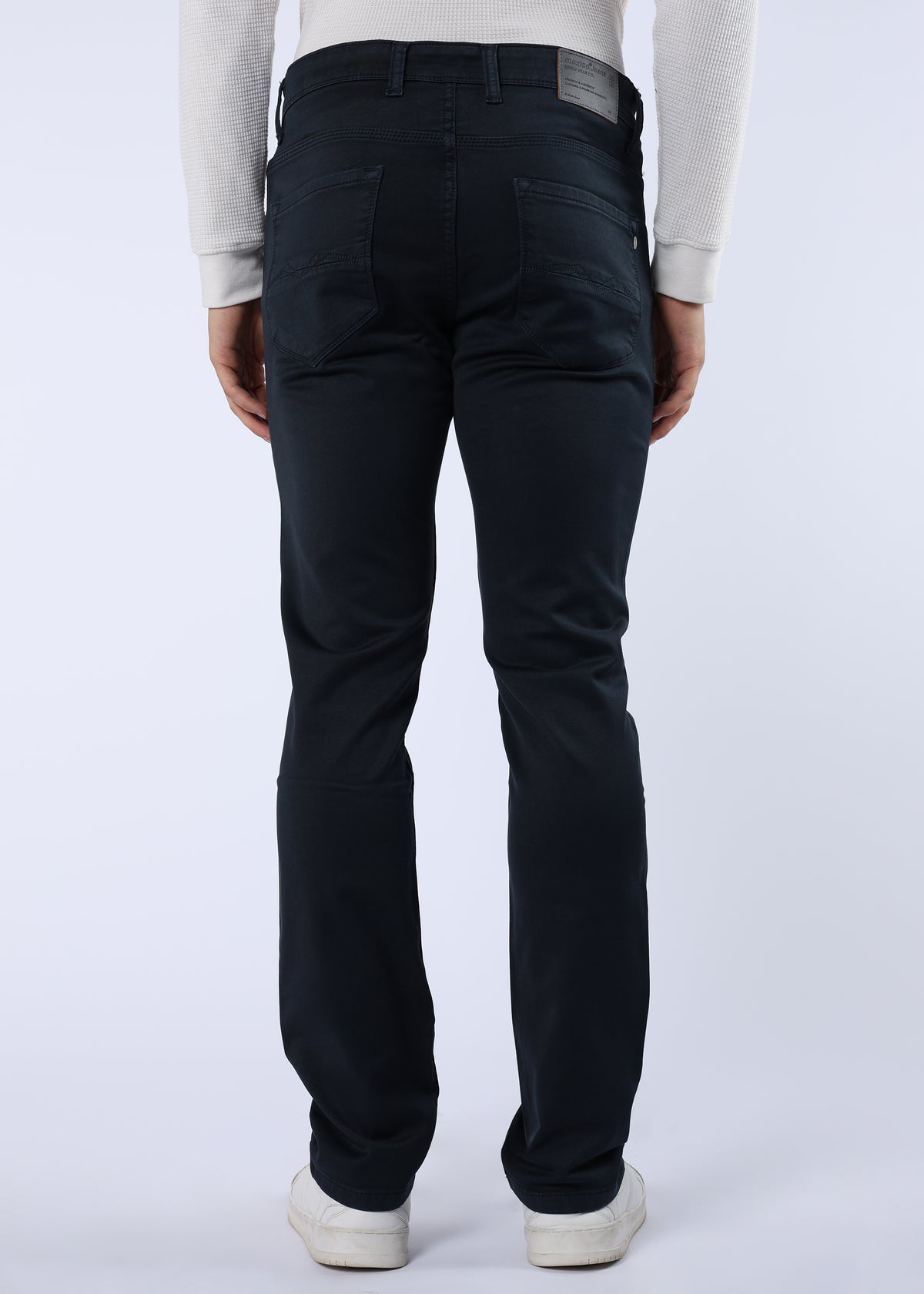 Men's Classic Slim Fit Stretch Dark Grey Jeans