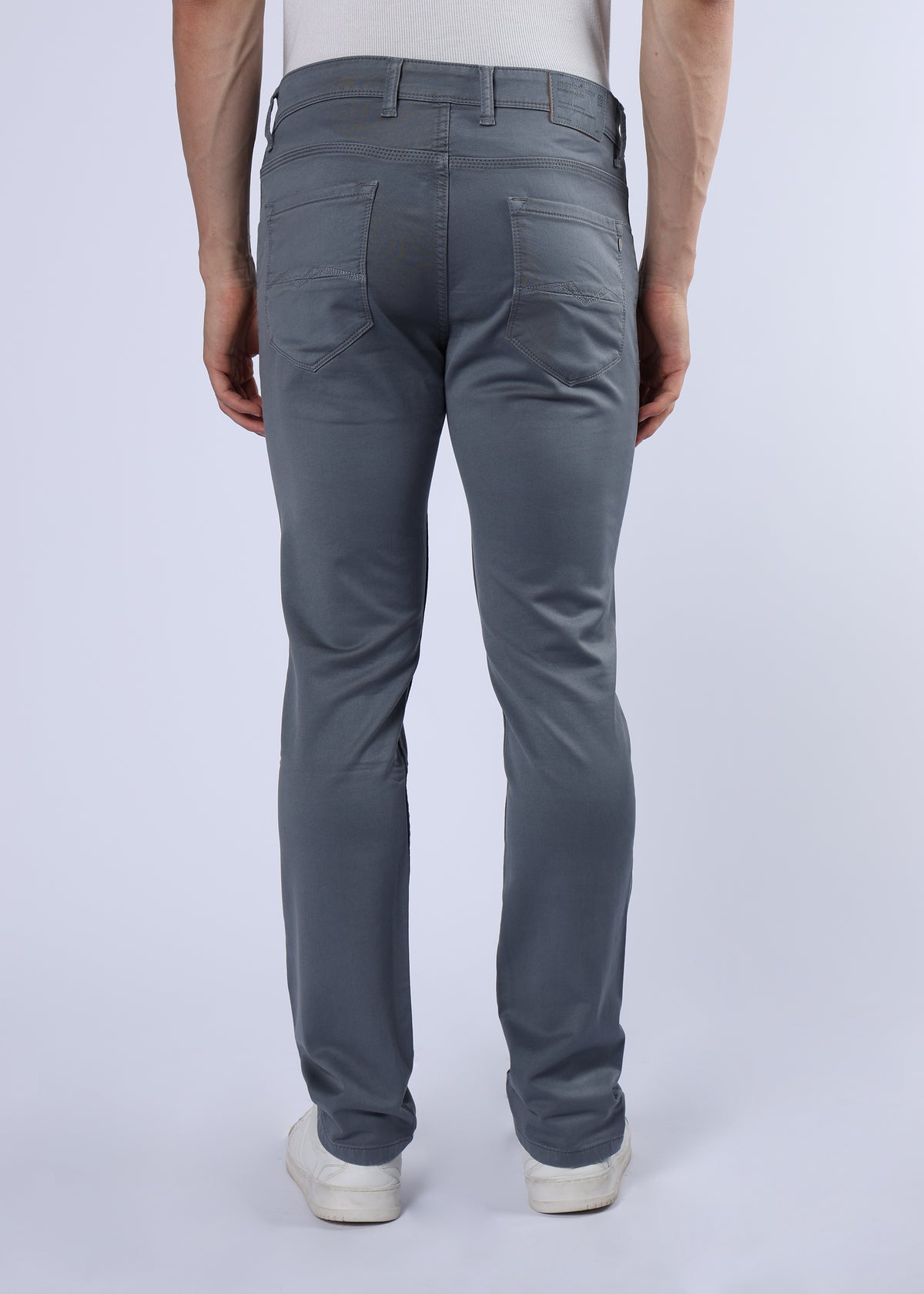 Men's Classic Slim Fit Stretch Grey Jeans