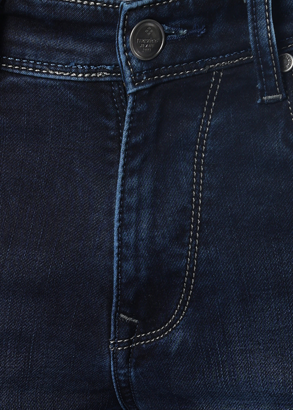 Men's Classic Slim Fit Stretch Dark Indigo Jeans