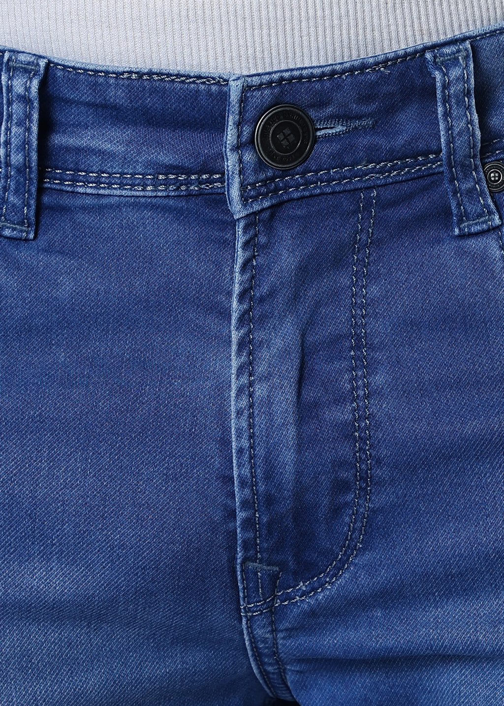 Men's Classic Slim Fit Stretch Blue Jeans