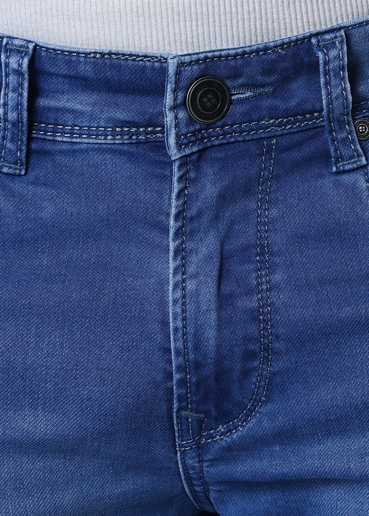 Men's Classic Slim Fit Stretch Blue Jeans