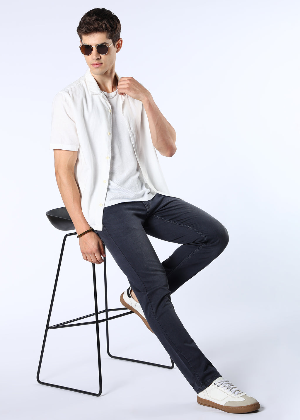 Men's Classic Slim Fit Stretch Grey Jeans