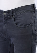 Men's Classic Slim Fit Stretch Grey Jeans