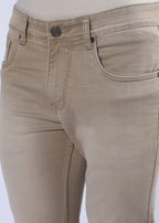 Men's Classic Slim Fit Stretch Khaki Jeans