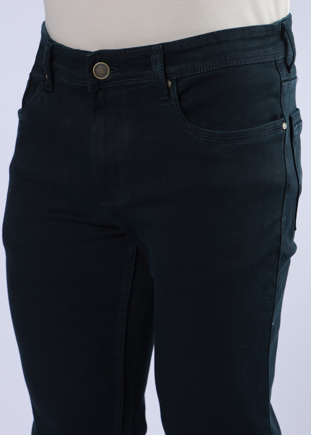 Men's Everyday Comfort Fit Stretch Dark Teal Jeans