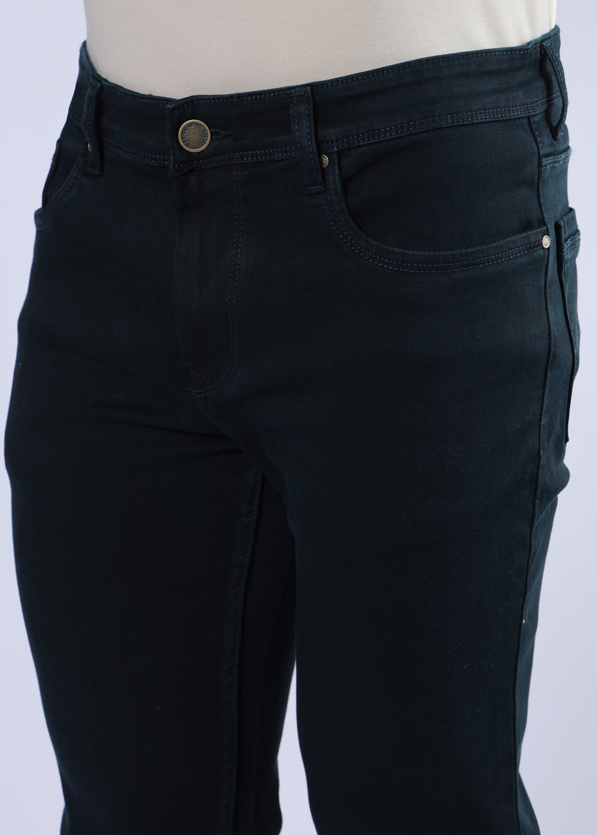 Men's Everyday Comfort Fit Stretch Dark Teal Jeans