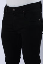 Men's Classic Slim Fit Stretch Black Jeans