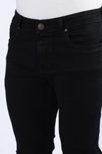 Men's Premium Comfort Fit Stretch Black Jeans