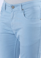 Men's Classic Slim Fit Stretch Light Blue Jeans