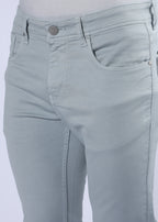 Men's Classic Slim Fit Stretch Light Grey Jeans