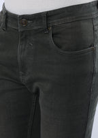 Men's Classic Slim Fit Stretch Charcoal Grey Jeans