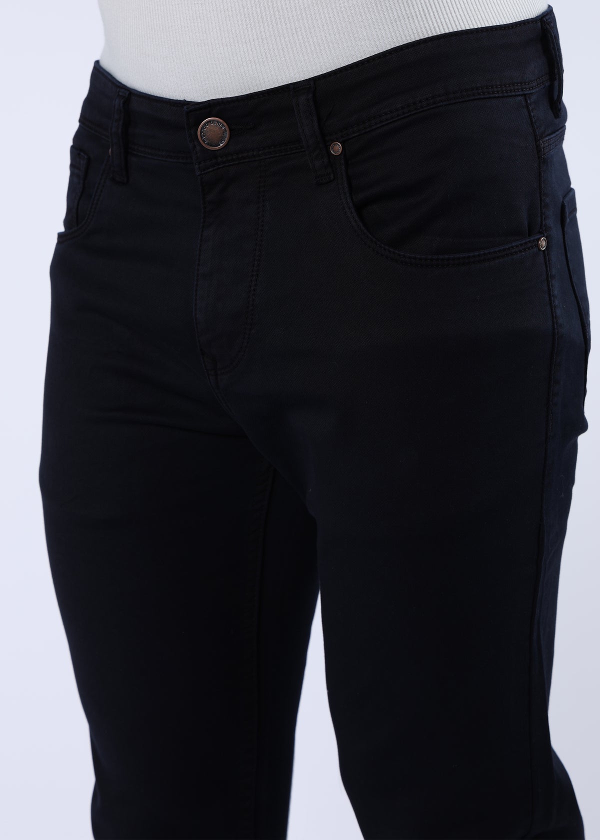 Men's Premium Comfort Fit Stretch Dark Indigo Jeans